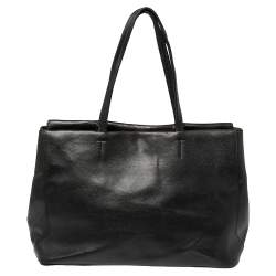 Pre Owned Furla Black Leather Kelis Tote