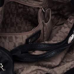 Furla Black Textured Leather Hobo