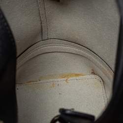 Pre Owned حقيبة فورلا باكت أربطة ستاسي جلد أسود