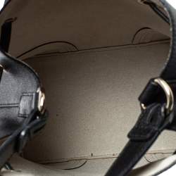 Pre Owned حقيبة فورلا باكت أربطة ستاسي جلد أسود