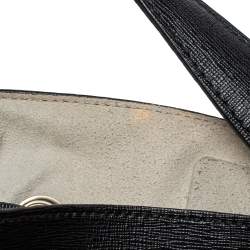 Pre Owned حقيبة فورلا باكت أربطة ستاسي جلد أسود