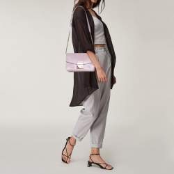 Pre Owned حقيبة كروس فورلا "ميتروبوليس" جلد وردي فاتح