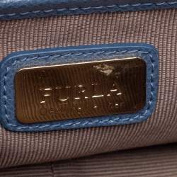 Pre Owned حقيبة كروس فورلا متروبوليس صغيرة سلسلة جلد أزرق