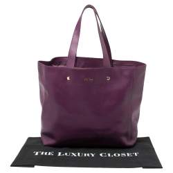 Pre Owned حقيبة يد فورلا موسا متوسطة جلد بنفسجي 