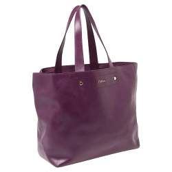 Pre Owned حقيبة يد فورلا موسا متوسطة جلد بنفسجي 