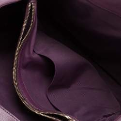 Pre Owned حقيبة يد فورلا موسا متوسطة جلد بنفسجي 