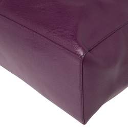 Pre Owned حقيبة يد فورلا موسا متوسطة جلد بنفسجي 