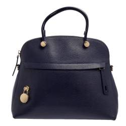 مملوكة مسبقًا حقيبة فورلا بيبر دومي جلد أزرق