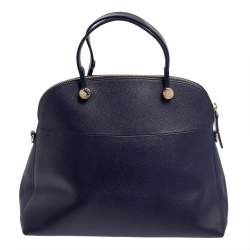 مملوكة مسبقًا حقيبة فورلا بيبر دومي جلد أزرق