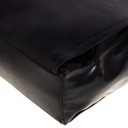 مملوكة مسبقًا حقيبة يد فورلا جلد لامع و جلد أسود 