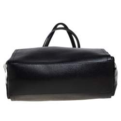 مملوكة مسبقًا حقيبة يد فورلا جلد لامع و جلد أسود 