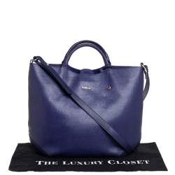 مملوكة مسبقًا Furla Purple Leather Alissa Tote