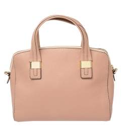 Pre Owned حقيبة فورلا اميلي جلد مُحبب وردي 