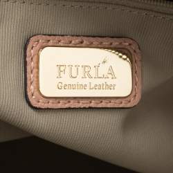 Pre Owned حقيبة فورلا اميلي جلد مُحبب وردي 