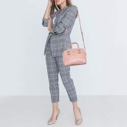 Pre Owned حقيبة فورلا اميلي جلد مُحبب وردي 