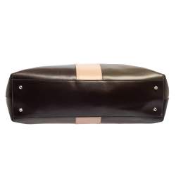 Pre Owned Furla Tri Color Leather Tote