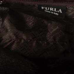 Pre Owned Furla Tri Color Leather Tote