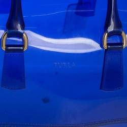 Pre Owned حقيبة فورلا كاندي متوسطة مطاط أزرق