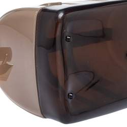 Pre Owned Furla Tri Color Rubber and Leather Medium Candy Satchel