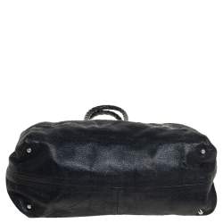 مملوكة مسبقًا حقيبة يد فورلا مضفر جلد أسود