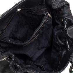 مملوكة مسبقًا حقيبة يد فورلا مضفر جلد أسود