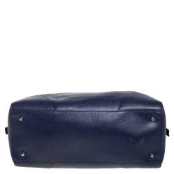 Pre Owned حقيبة فورلا تيسا جلد أزرق كحلي