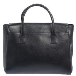 Furla Black Leather Large Metropolis Tote