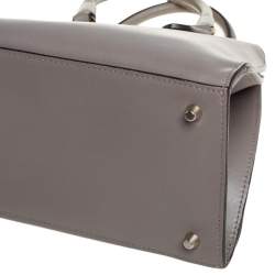 Pre Owned Furla Grey Leather Mira Shoulder Bag