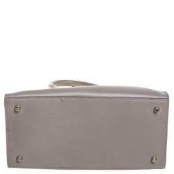 Pre Owned Furla Grey Leather Mira Shoulder Bag