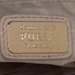 Furla Multicolor Leather Flap Top Handle Bag