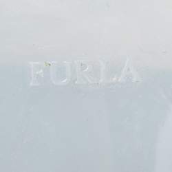 Pre Owned حقيبة ساتشل فورلا كاندي جلد ومطاط أخضر مينت/بيج