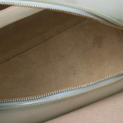 Pre Owned حقيبة ساتشل فورلا كاندي جلد ومطاط أخضر مينت/بيج