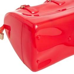 مملوكة مسبقًا حقيبة ساتشل فورلا كاندي متوسطة مطاط أحمر