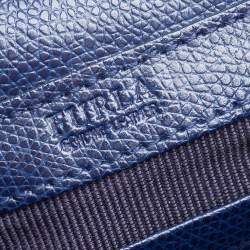 Pre Owned حقيبة كتف فورلا ميتروبوليس جلد أزرق صغيرة