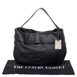 Furla Black Leather Hobo