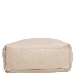 Pre Owned Furla Beige Leather Medium Capriccio Hobo