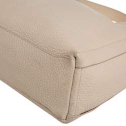 Pre Owned Furla Beige Leather Medium Capriccio Hobo