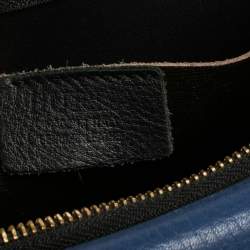 Pre Owned Furla Tri Color Leather Meridienne Shoulder Bag