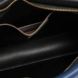 Pre Owned Furla Tri Color Leather Meridienne Shoulder Bag