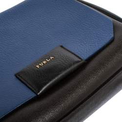 Pre Owned Furla Tri Color Leather Meridienne Shoulder Bag