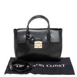 Pre Owned حقيبة يد توتس فورلا ميتروبوليس جلد أسود