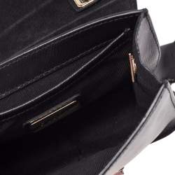 Pre Owned Furla Black Leather Mini Metropolis Top Handle Bag