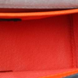 Pre Owned حقيبة كتف فورلا ميمي جلد برتقالي