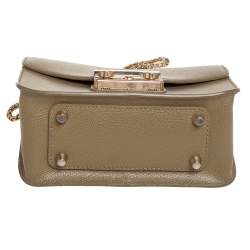 مملوكة مسبقًا حقيبة كروس فورلا ميني متروبوليس جلد أخضر كاكي بسلسلة