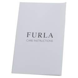 Furla Beige/Light Grey Perforated Leather Hobo