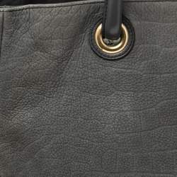 Pre Owned حقيبة يد توتس فورلا جلد نقشة التمساح رصاصية مفتوحة 