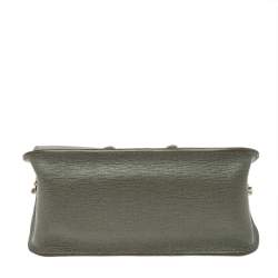 Pre Owned Furla Grey Leather Metropolis Crossbody Bag