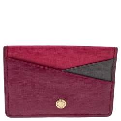 Furla Tricolor Leather Card Holder