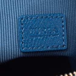 مملوكة مسبقًا حقيبة كروس فورلا بوهيمي جلد أزرق