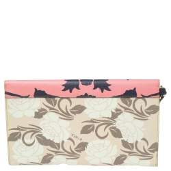 Pre Owned Furla Multicolor Leather Eden Wristlet Clutch